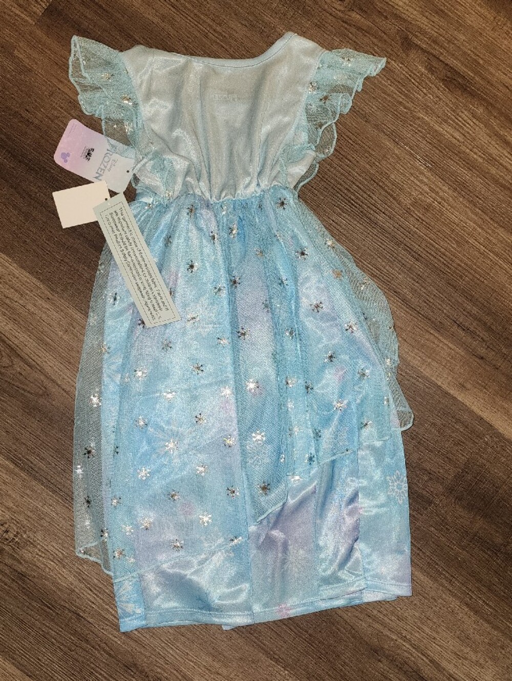 NWT Disney Elsa Sparkle Light Blue Frozen Nightgown 3T - Picture 5 of 5